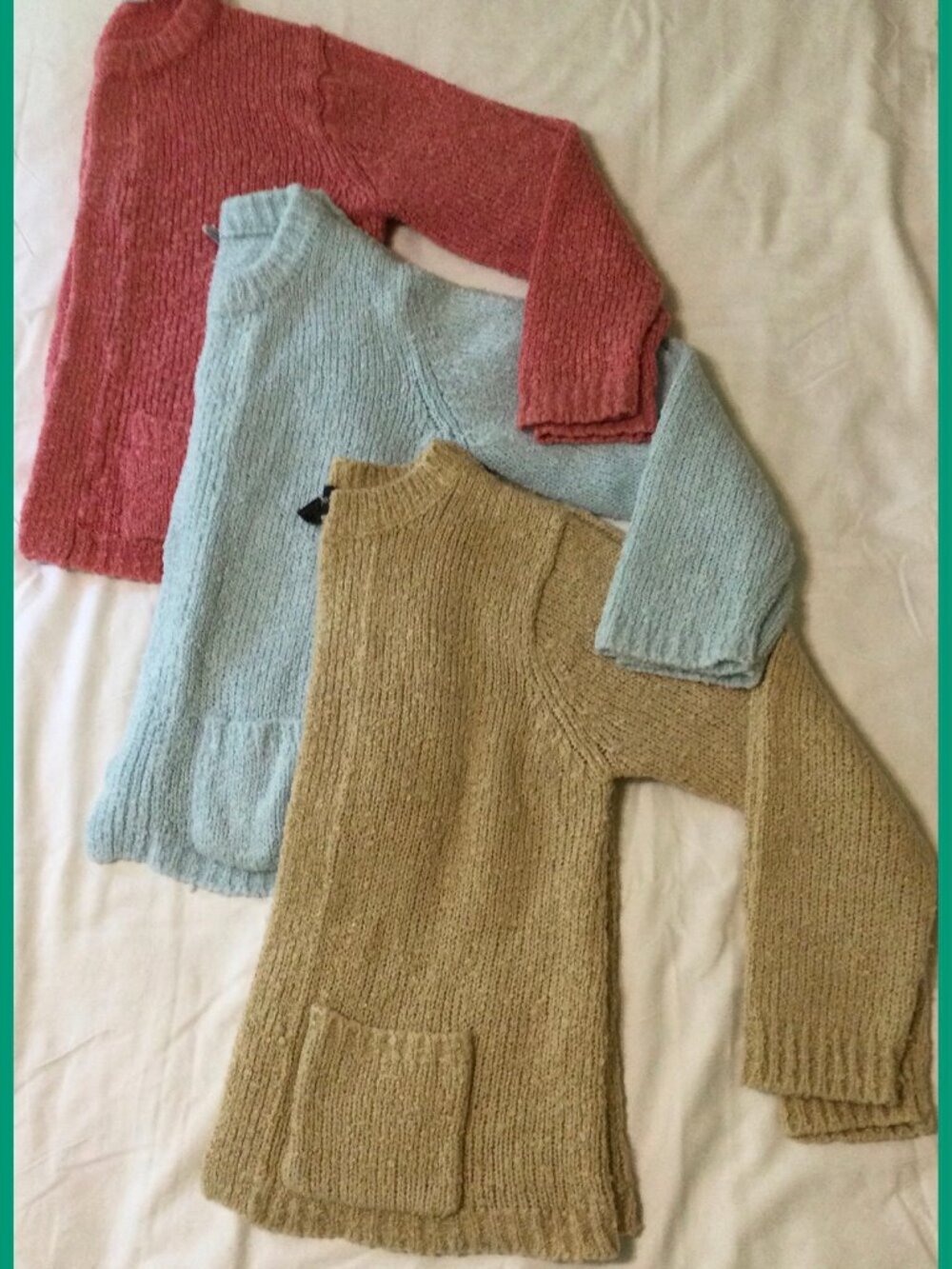 3 Cardigan Sweaters, sz L